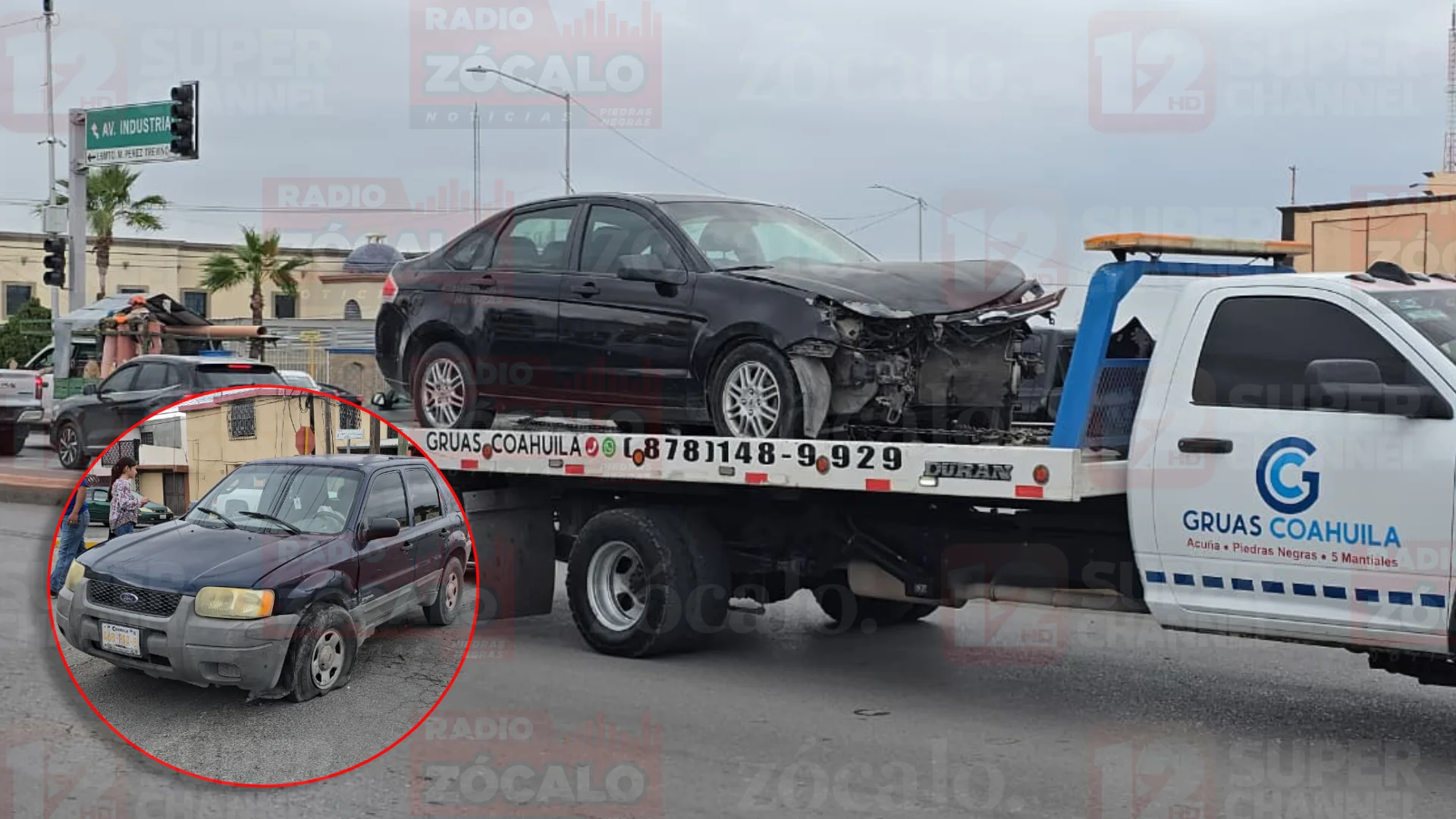 El percance ocurrió cuando un vehículo intentó retornar en un cruce donde la maniobra está prohibida.