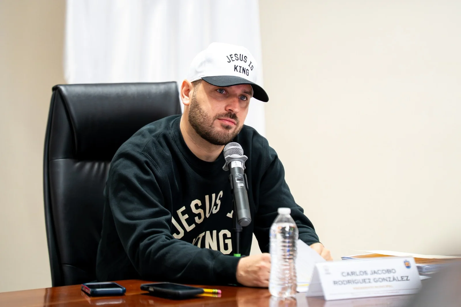 La Secretaría de Gobernación mantiene contacto con municipios como parte de una agenda institucional.