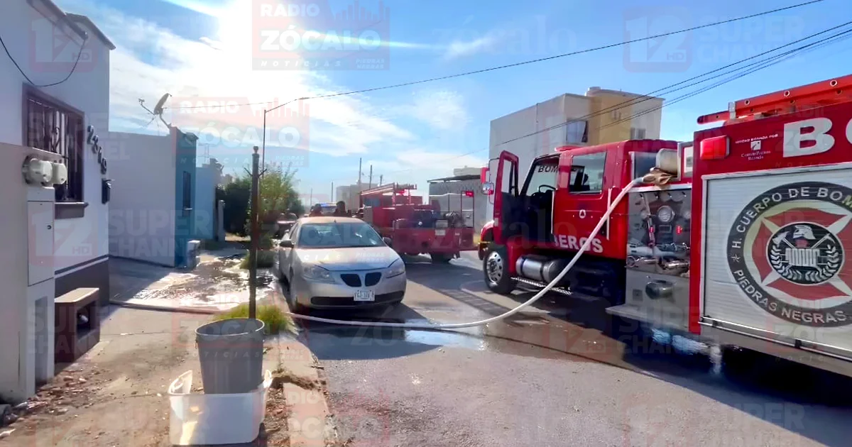 Fuga de gas provoca incendio devastador en vivienda