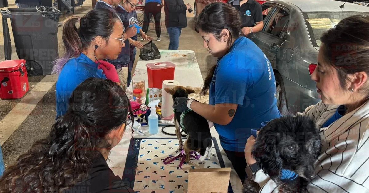 Más de 100 familias participaron en jornada organizada por la policía municipal donde se ofrecieron servicios gratuitos para mascotas en Eagle Pass.