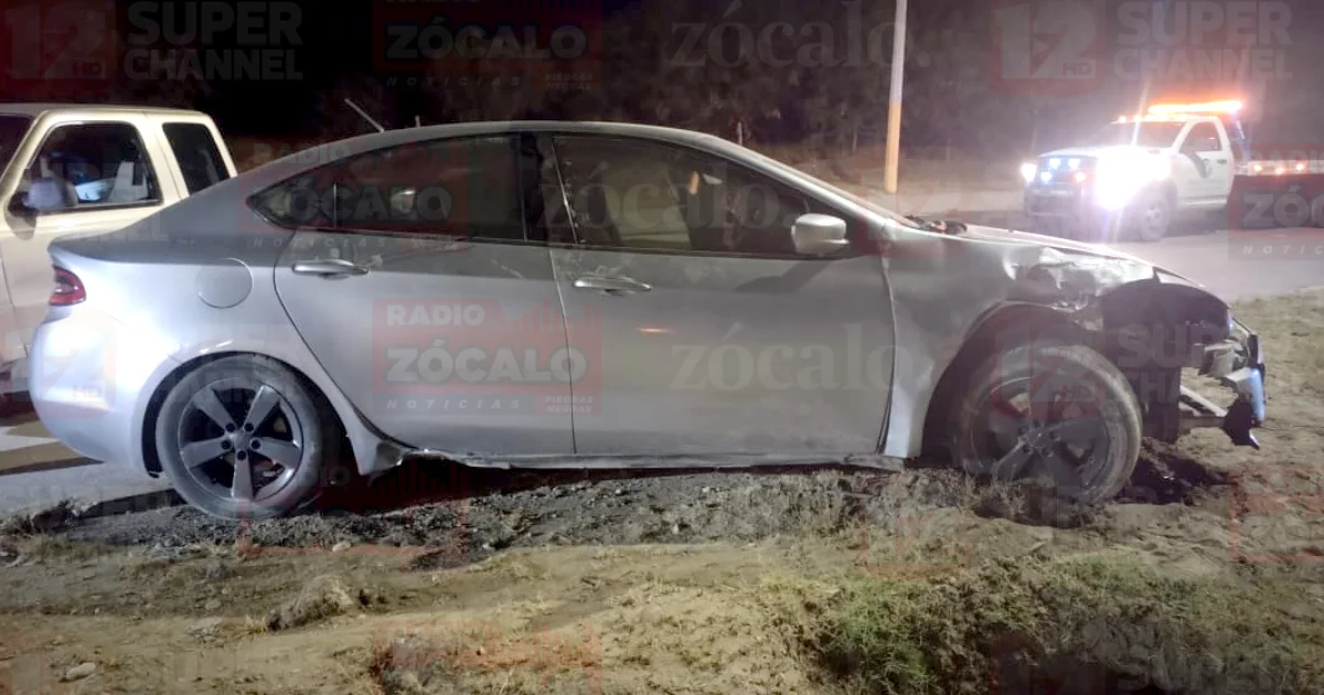 Mujer resulta lesionada en aparatoso accidente sobre el bulevar República