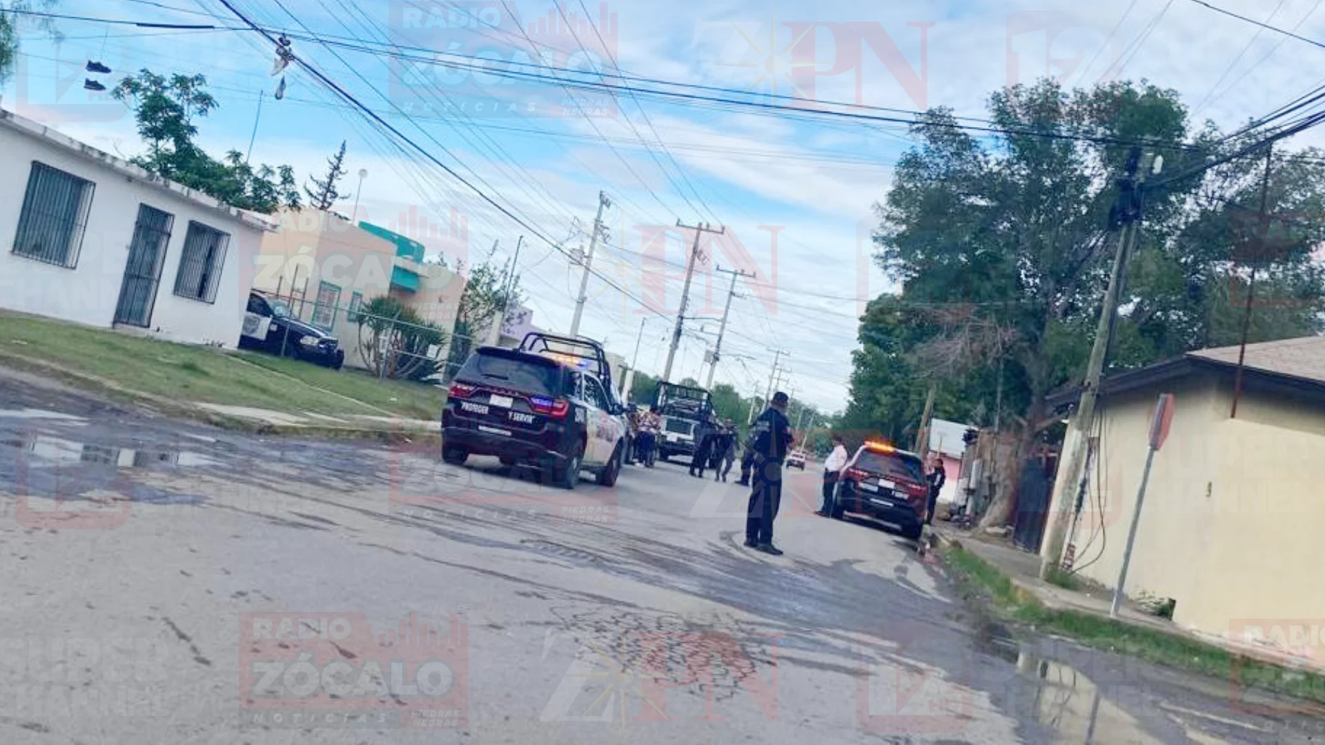 Choca patrulla en la Lázaro Cárdenas