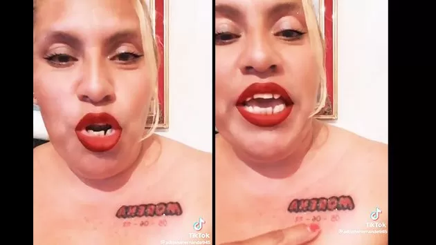 La mujer, identificada como Adriana Estrada, asegurÃ³ que estÃ¡ contenta con la decisiÃ³n que tomÃ³, aunque hay quienes no creen que sea verdadero