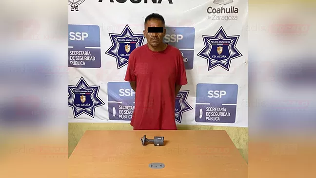 Detienen a ladrón de negocio en Acuña