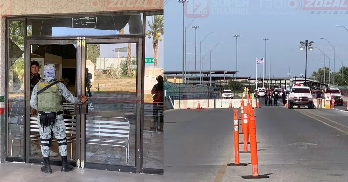 Migrantes causan motín y provocan segundo cierre del día en el Puente Internacional II