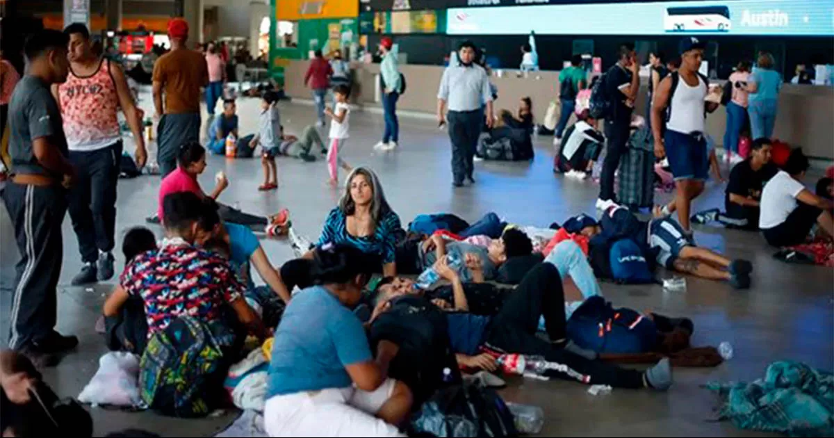 A algunos se les impidiÃ³ subir a los camiones y otros que estaban por llegar a Ciudad AcuÃ±a fueron regresados a Monterrey.