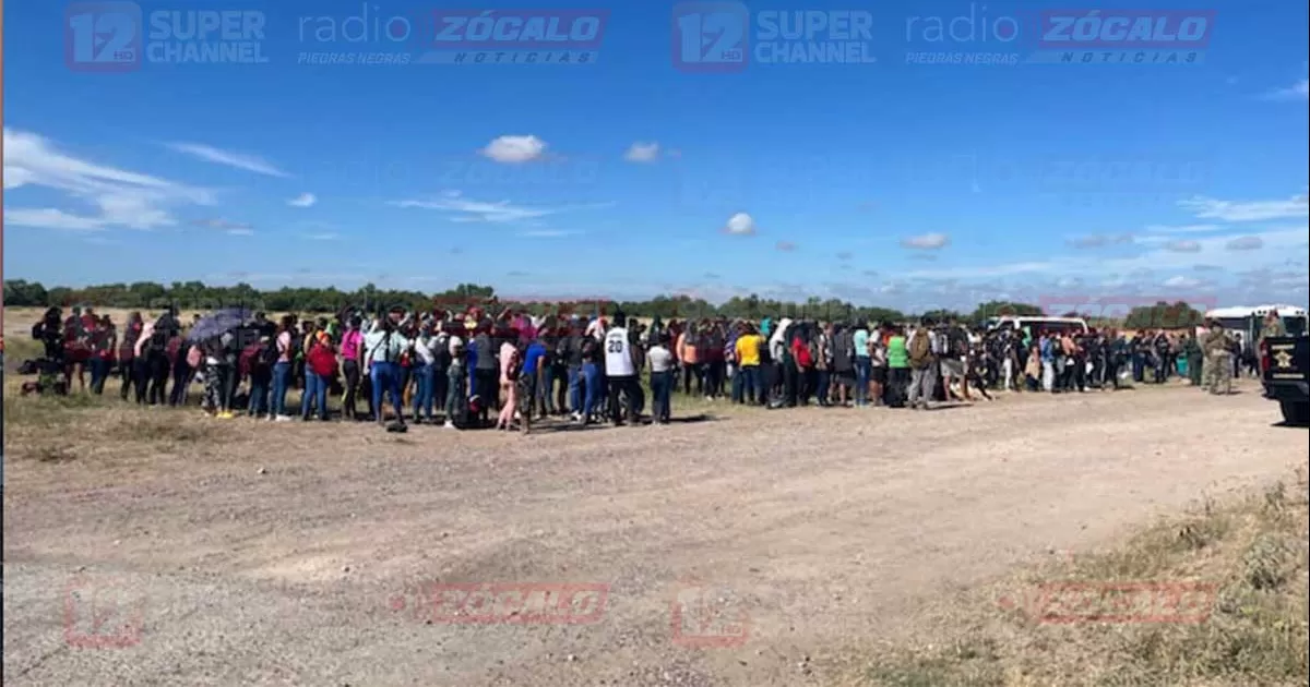 Cada vez son mÃ¡s nutridos los grupos detectados en esta zona fronteriza, lo que mantiene ocupados al 80% de los elementos de la Patrulla Fronteriza en su procesamiento.