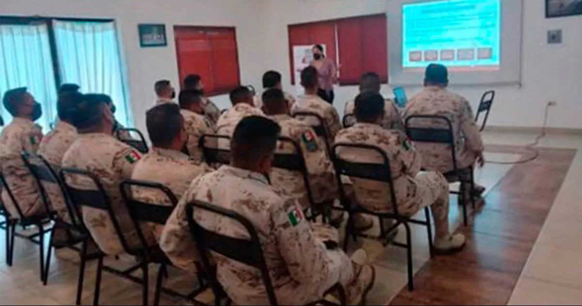 Personal del ICM brindÃ³ una plÃ¡tica sobre â€˜Derechos humanos y PrevenciÃ³n de la Violenciaâ€™, dirigida a elementos