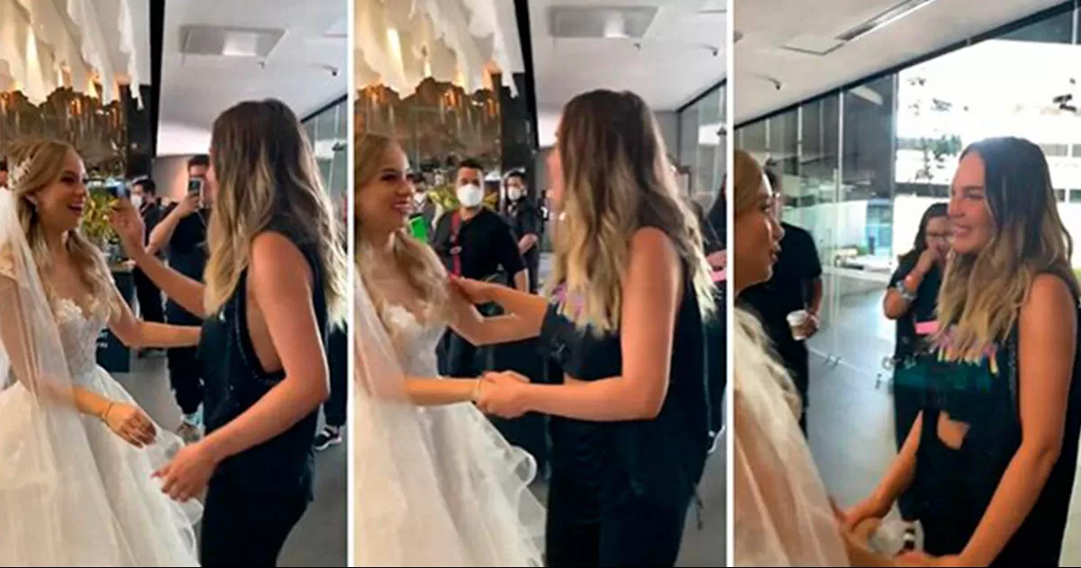 VIDEO: Novios piden a Belinda su bendición antes de darse el sí