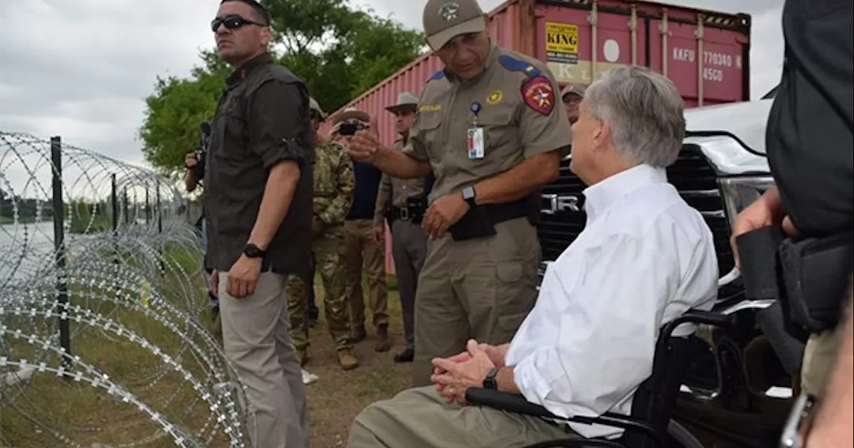 Llegará Greg Abbott a Eagle Pass este miércoles