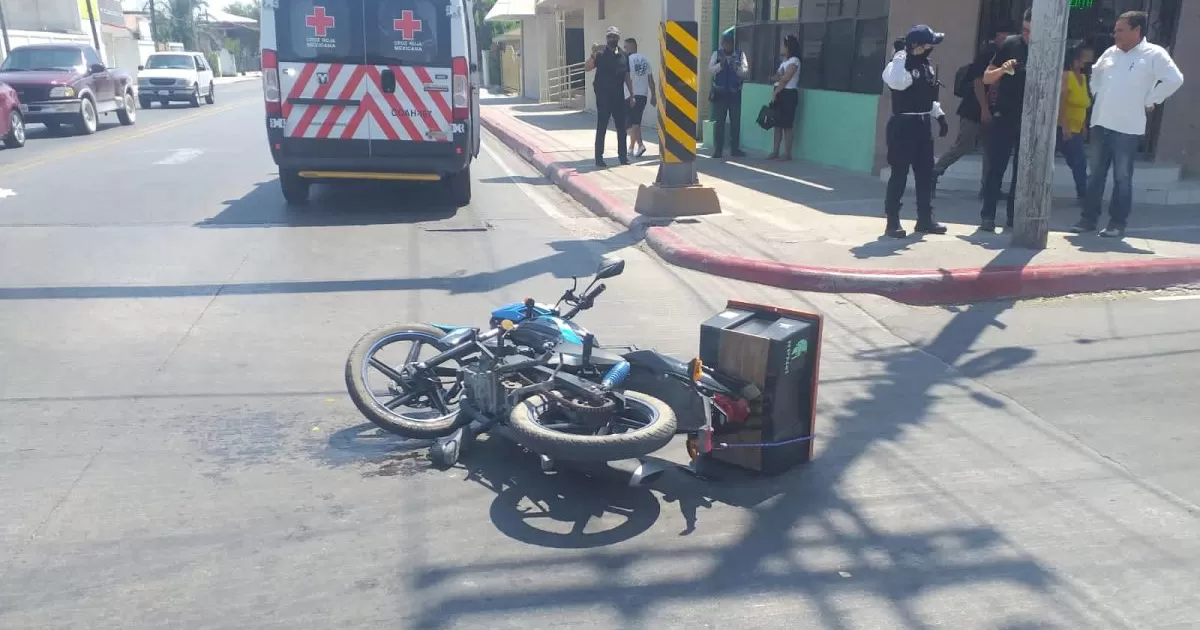 Automovilista no frenÃ³ en seÃ±al de alto y provocÃ³ el percance.