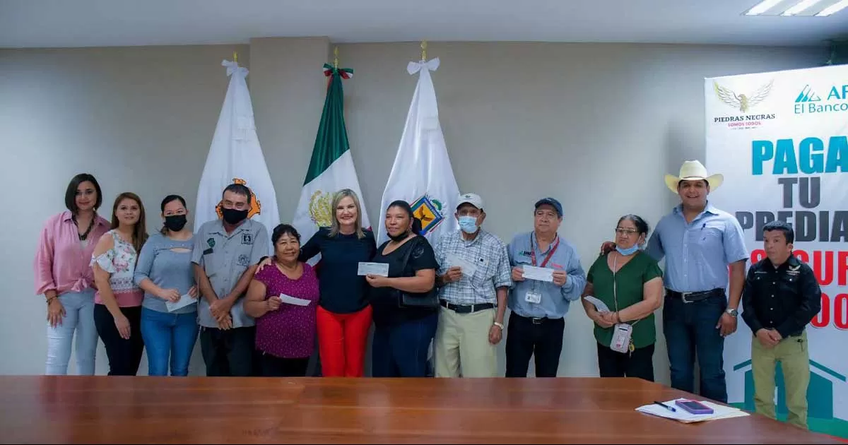 Autoridades municipales mencionaron que el monto total de lo entregado superÃ³ los 262 mil pesos.