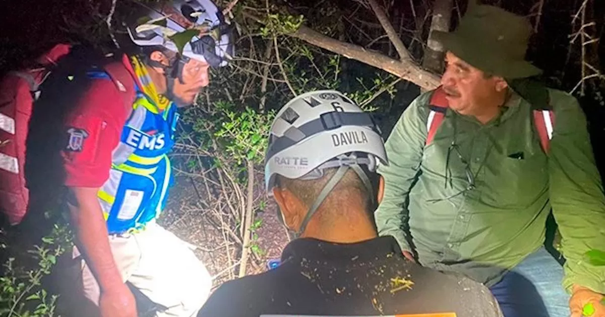 Los topÃ³grafos fueron encontrados sin lesiones y  solo presentaban deshidrataciÃ³n y no requirieron traslado a hospital