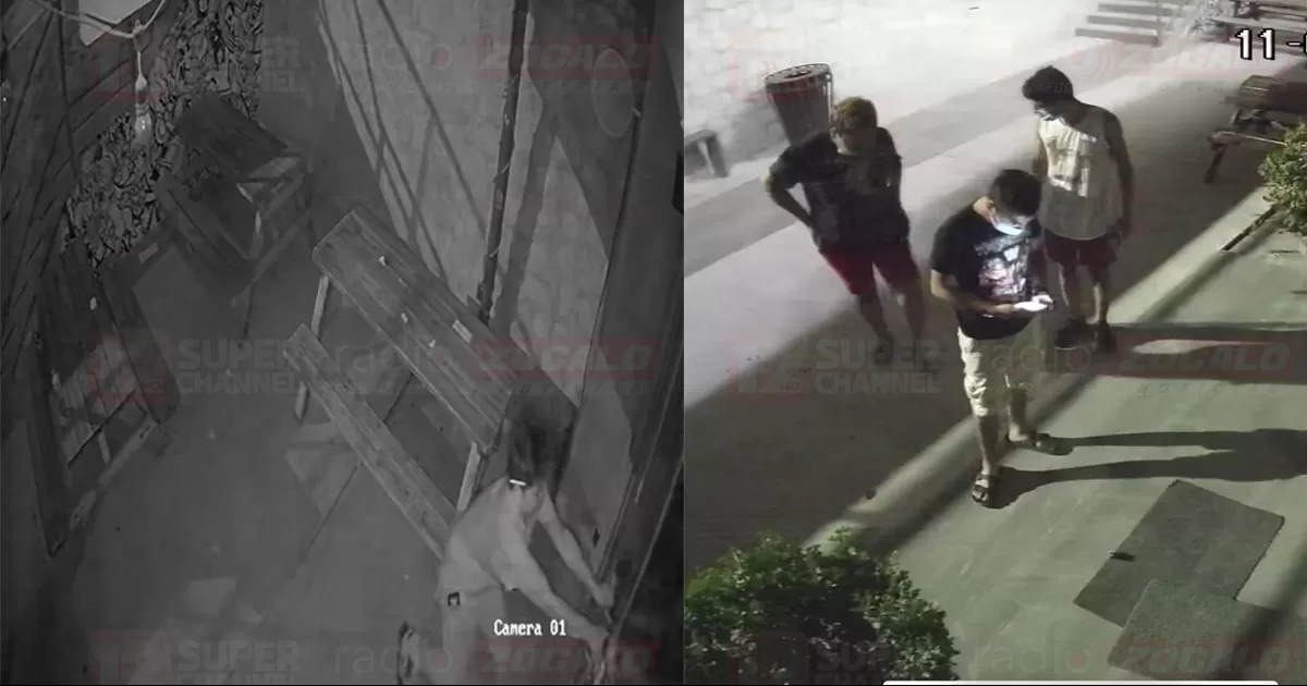 Jóvenes roban en The Bier Box; son captados en cámara