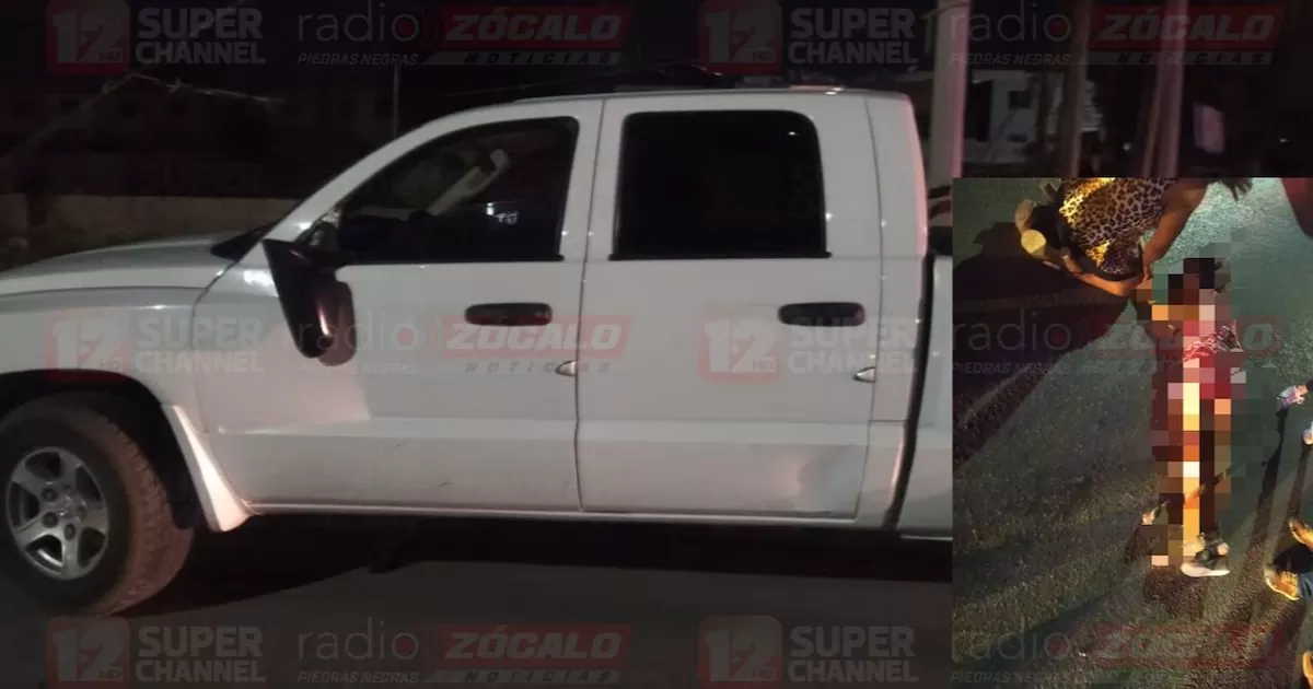 Fue atropellada por una pick up mientras la vÃ­ctima cruzaba la calle