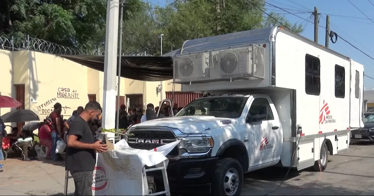 Plantilla de ¨Médicos sin Fronteras¨ atiende a migrantes