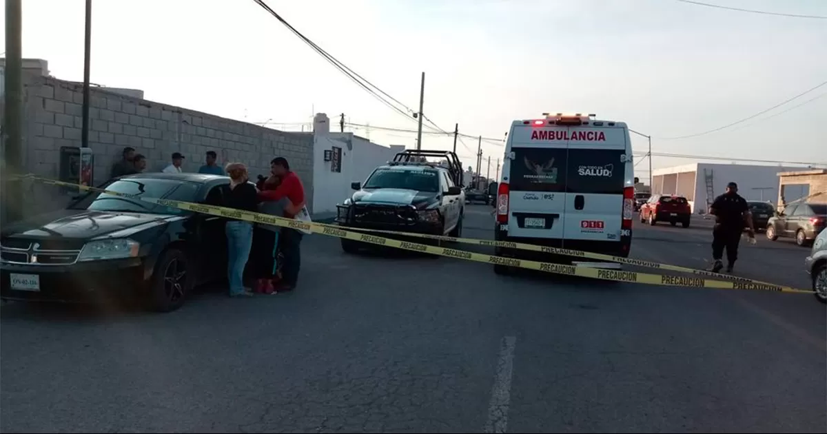 Ahora la vÃ­ctima fue una mujer que se encontraba a bordo de un vehÃ­culo en la calle Mar Muerto del fraccionamiento Villarreal.