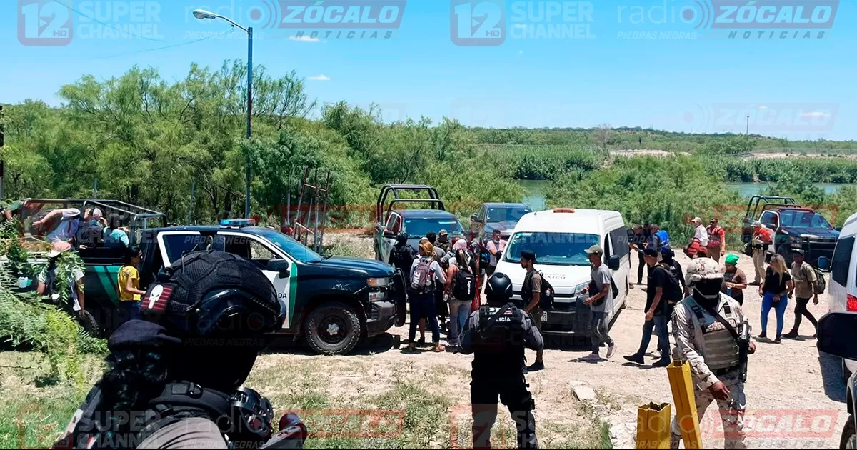 Los hechos tuvieron lugar alrededor de las 2 de la tarde de este jueves en la colonia Morelos, los extranjeros se encontraban hacinados en las vegas del rÃ­o Bravo sobre la calle Reforma y fueron reportados por vecinos de la zona.