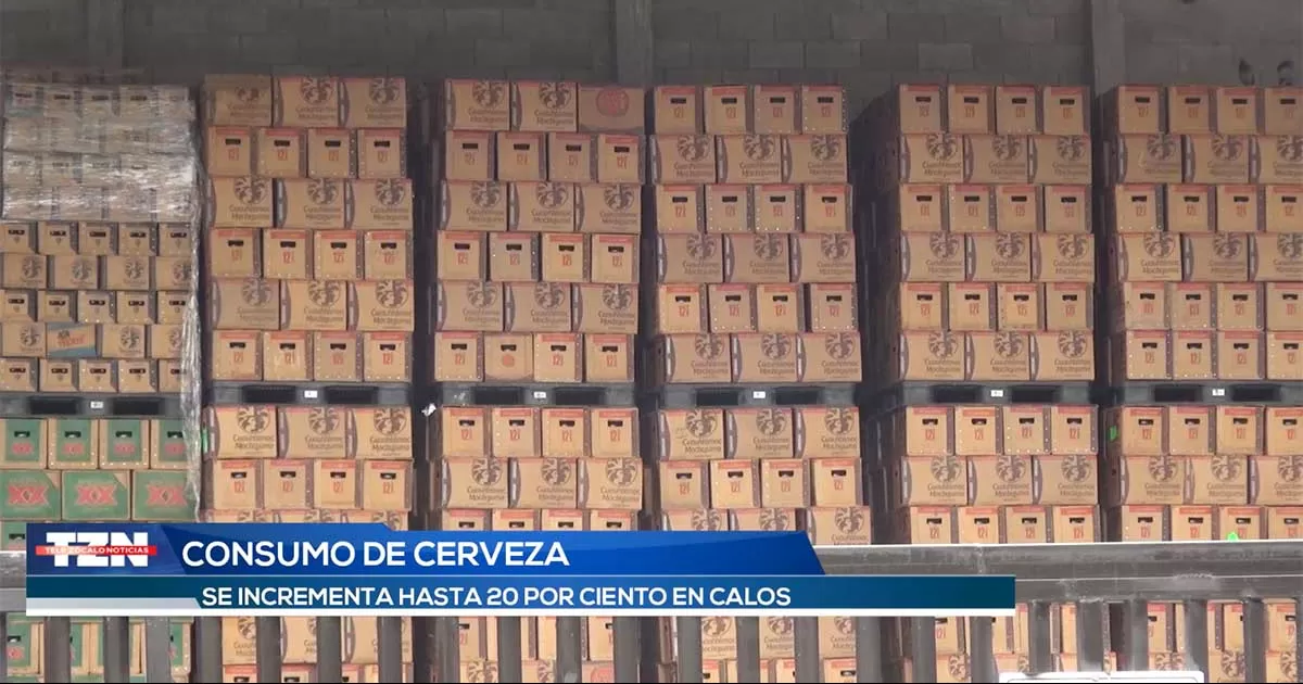 El gerente general de la cervecera Moctezuma, Rodrigo AndalÃ³n, dijo que cuentan con el abasto suficiente para cubrir el incremento en la demanda.
