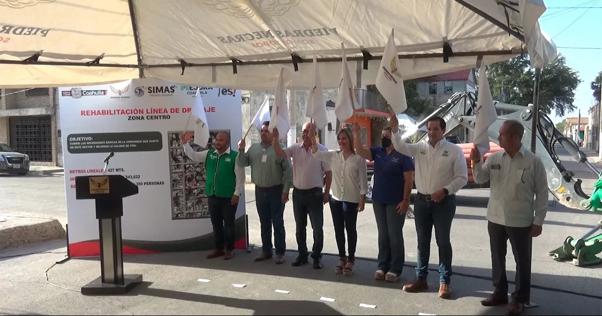 El gerente de SIMAS Piedras Negras mencionÃ³ que en esta obra se invierten mÃ¡s de 1.5 mdp y estarÃ¡ lista en 60 dÃ­as.