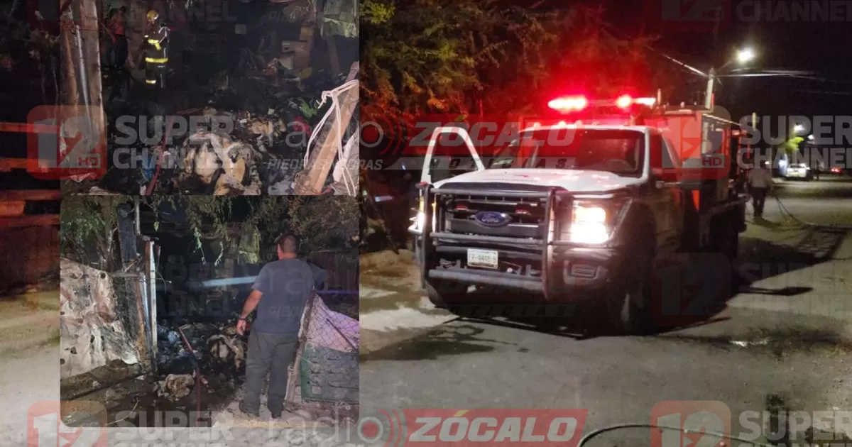 El incendio se presentÃ³ debido a unos niÃ±os que estaban tronando cuetes, los cuales cayeron directamente en una montaÃ±a de basura que estaba ubicada en el patio del domicilio, asÃ­ lo dio a conocer el seÃ±or CÃ©sar Ãngel MartÃ­nez, quien es el propietario de la vivienda incendiada.