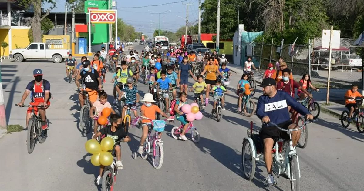 Realizan Bicicletón en Campamentos de Verano 2022