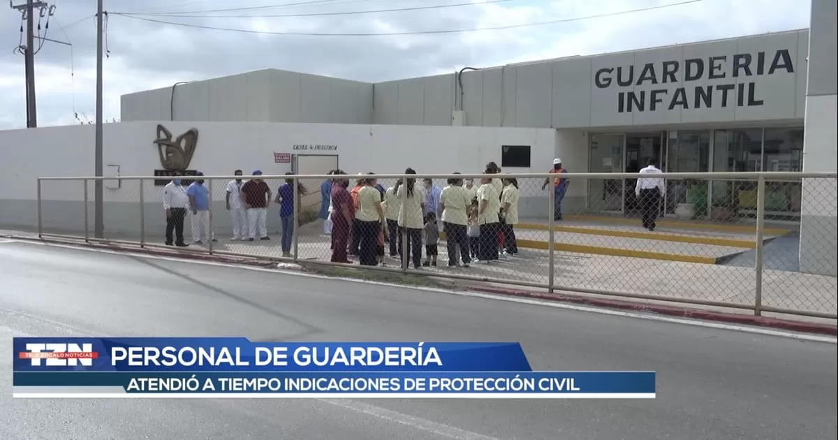 Realizan con éxito simulacro de conato de incendio en guardería del IMSS