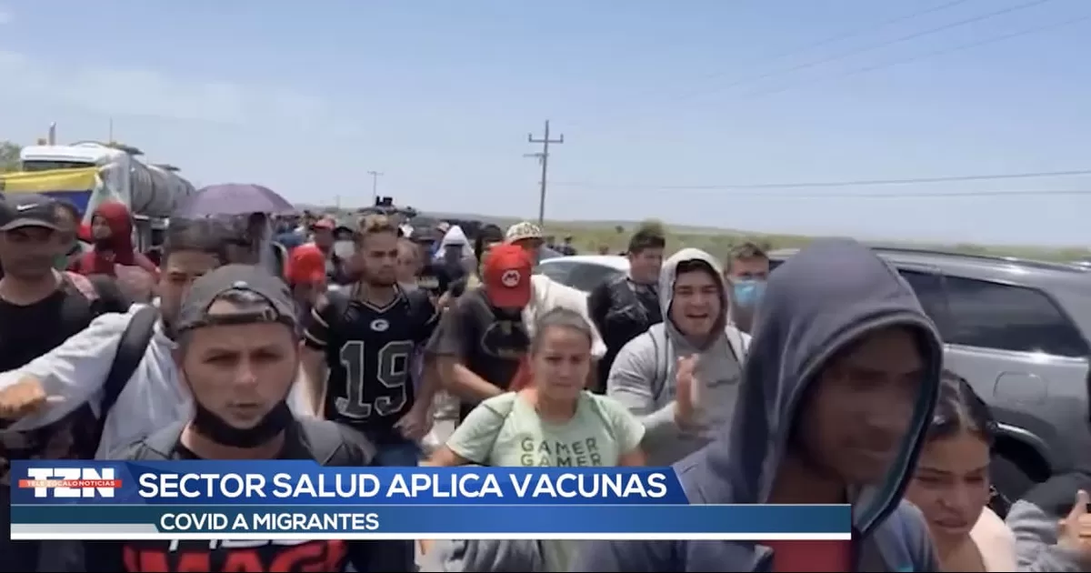 El sector salud estÃ¡ aplicando la vacuna Covid a migrantes en albergues y a quienes acuden a buscarla a los centros de salud.