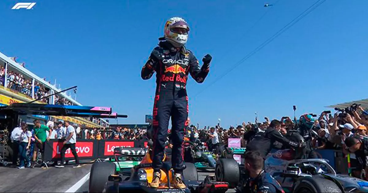 Triunfa Max Verstappen en GP de Francia; Checo Pérez termina en cuarto
