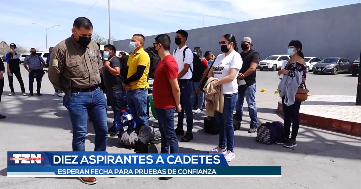 El Comisario Cruz Eliud Mercado dijo que, ademÃ¡s de la fecha para enviar a los cadetes, tambiÃ©n estÃ¡n pendientes los resultados de 22 aspirantes para saber si aprobaron.