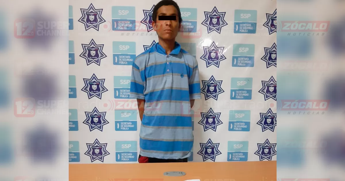 Detienen a joven de 23 años por portar arma blanca en Acuña