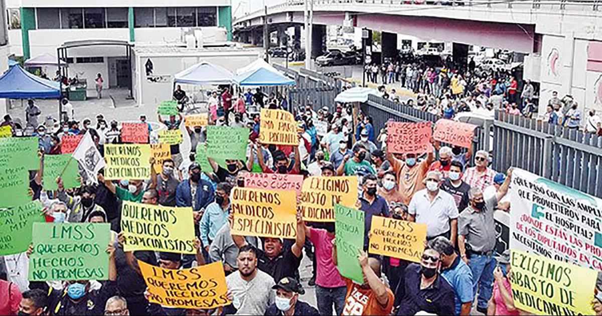 PedirÃ¡n lÃ­deres sindicales suspender pago de cuotas al Seguro Social.