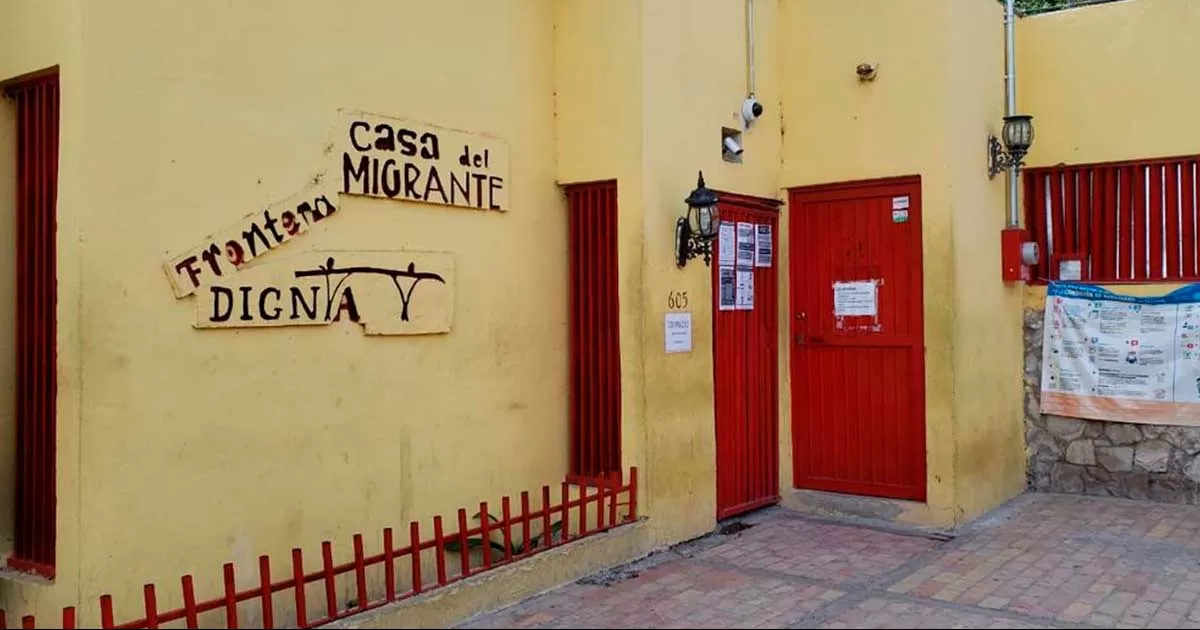 Ciudadanos apoyan con despensas a casa Frontera Digna; se requiere ropa para hombres