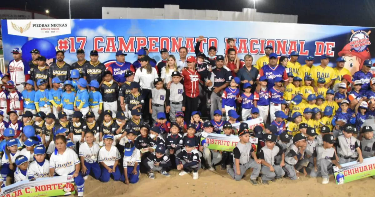 Campeonato Nacional de Béisbol Infantil arranca con 18 equipos