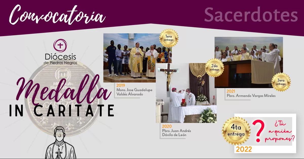 Buena respuesta a la convocatoria para otorgar la Medalla In Caritate