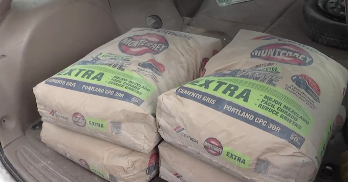 Se ofrece la venta de cemento a 158 pesos por un bulto