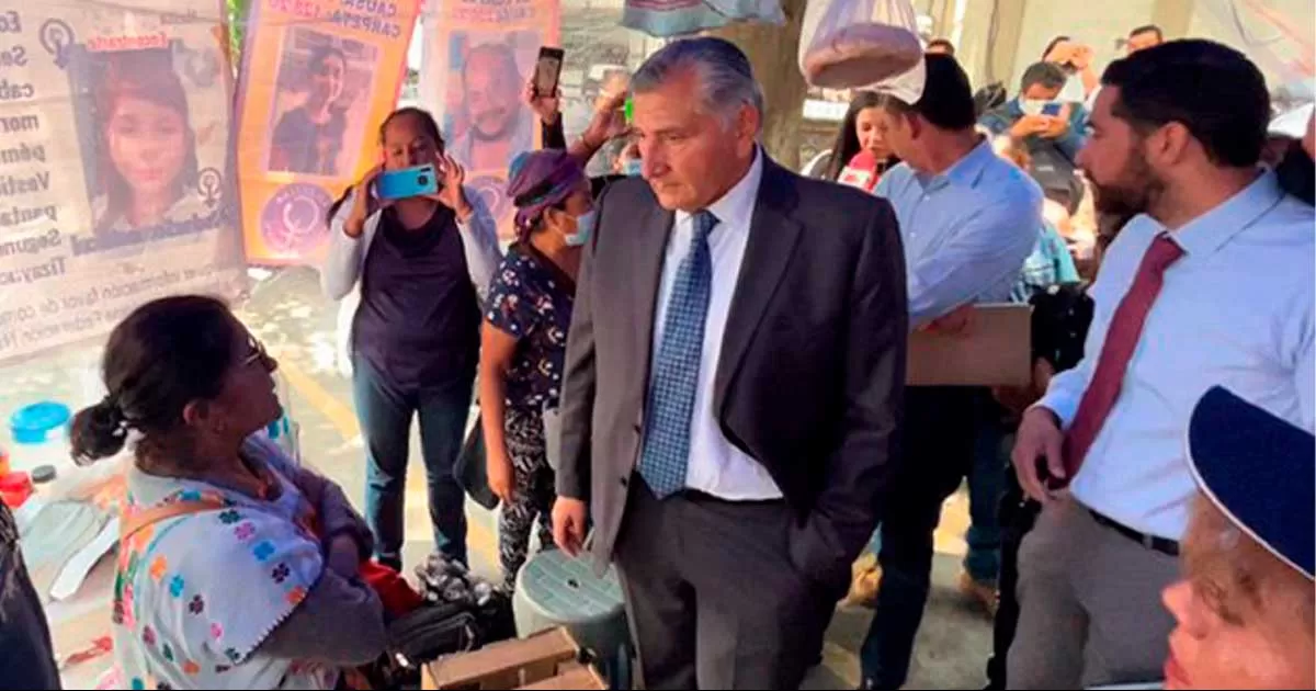 â€˜Tampoco confÃ­o en ustedâ€™, dice secretario de GobernaciÃ³n, AdÃ¡n Augusto, a madre de desaparecida