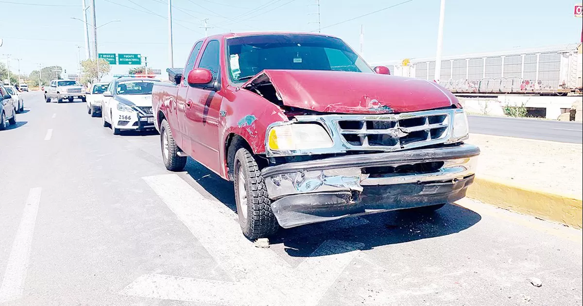 El percance no dejÃ³ lesionados y ocurriÃ³ en el libramiento Fausto Z MartÃ­nez
