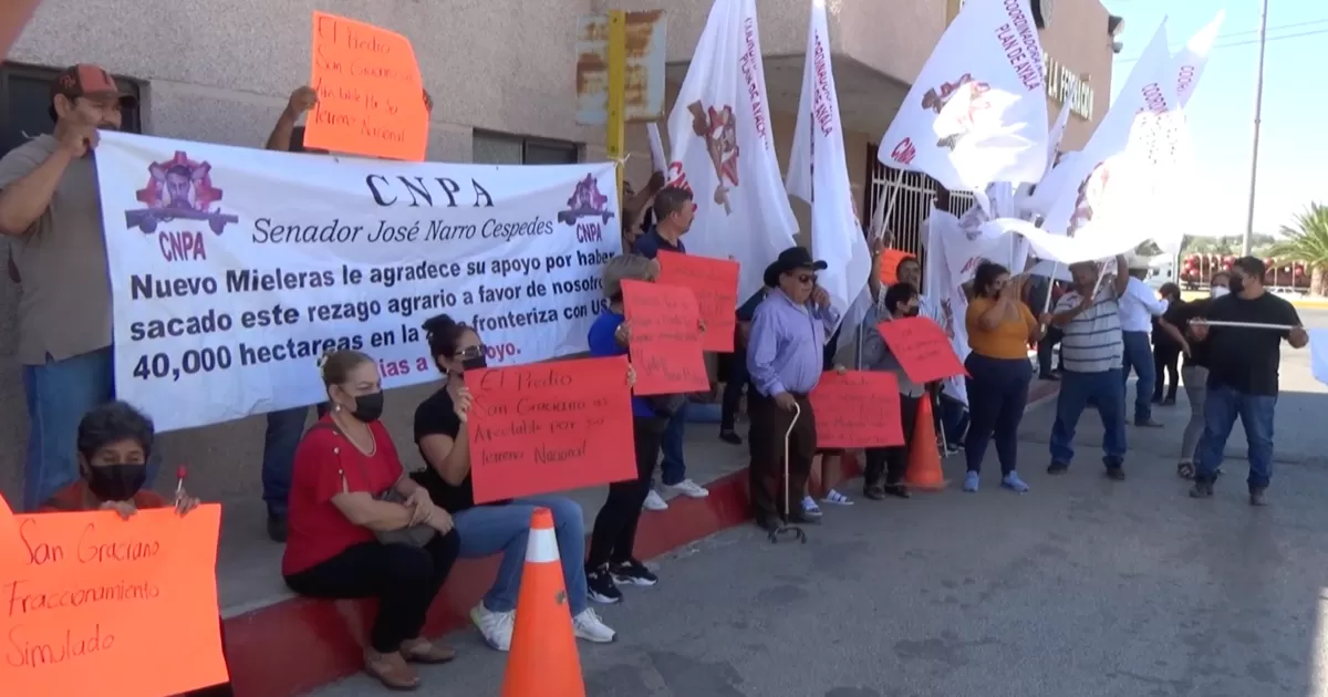 SeguirÃ¡n peleando por 40 mil hectÃ¡reas de tierra que les corresponde a 590 campesinos.