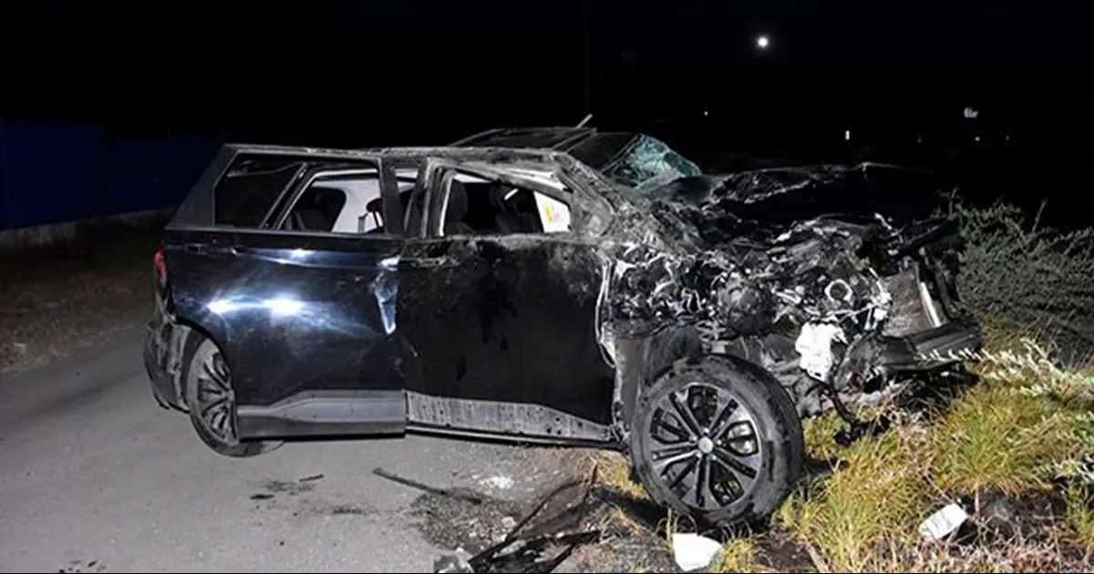 Dos lesionados en accidente en la 57 en Sabinas