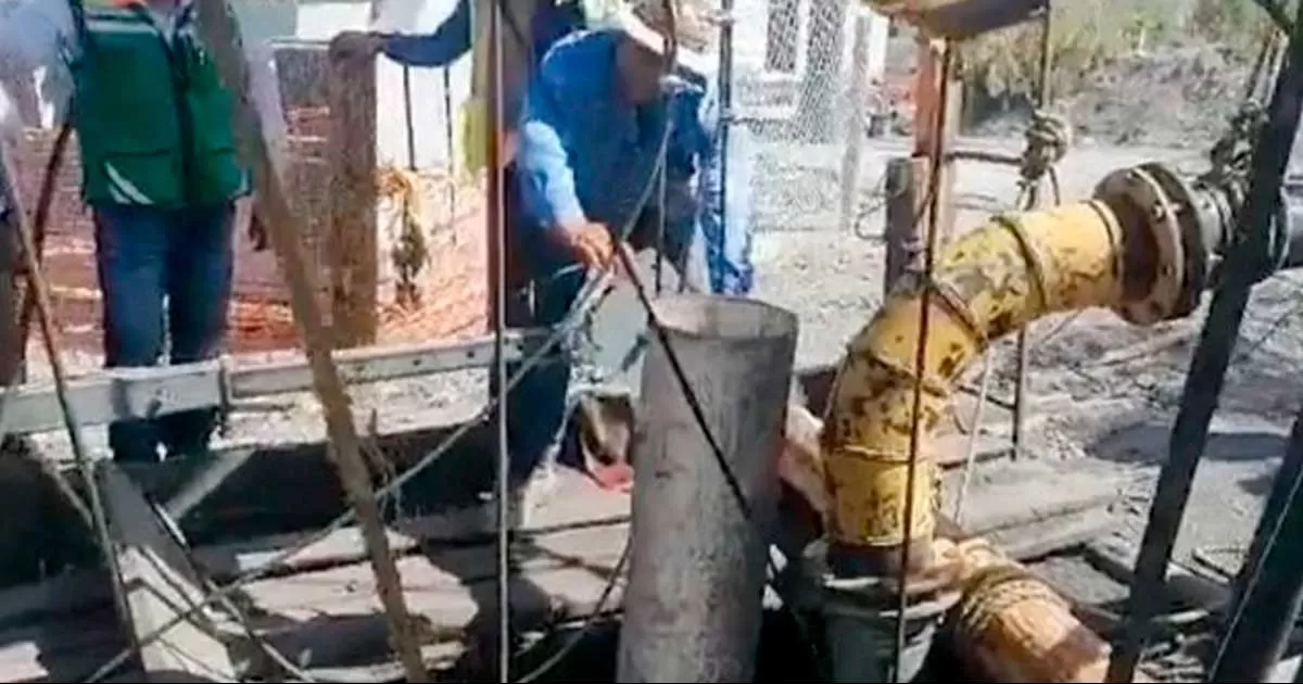 Introducen cámara a pozo 4 como parte de las acciones de rescate de mineros en Coahuila