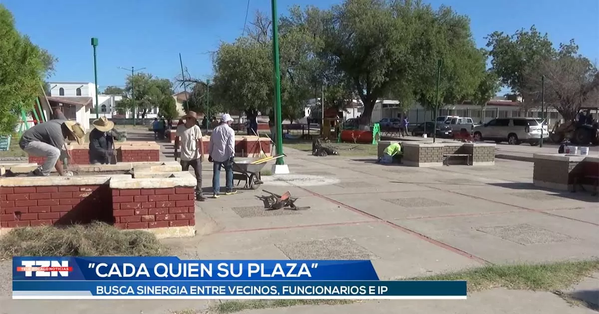 La alcaldesa Norma TreviÃ±o asegurÃ³ que destinarÃ¡ recursos adicionales si se requieren para continuar el embellecimiento de las plazas.