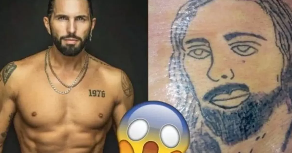 Se parece a Cepillín: Fan se tatúa el rostro de Poncho de Nigris y él lo presume en Instagram