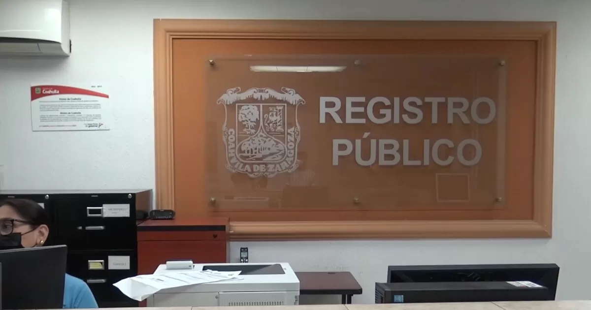 Se vuelve telemÃ¡tico servicio del Registro PÃºblico de la Propiedad.