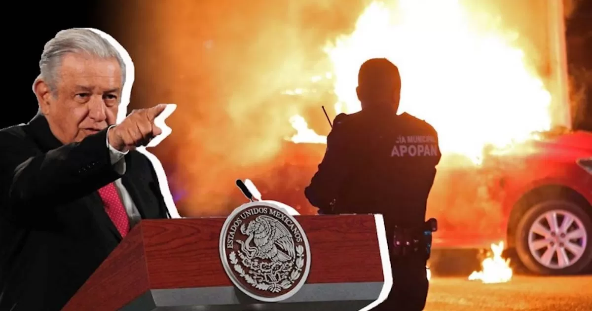 Arde Jalisco y Fuerzas Armadas van por más narcos, afirma López Obrador