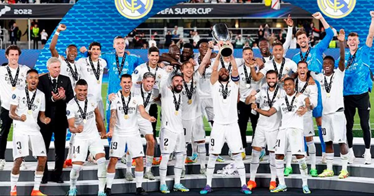 Real Madrid vence a Frankfurt y es campeón de la Supercopa de Europa