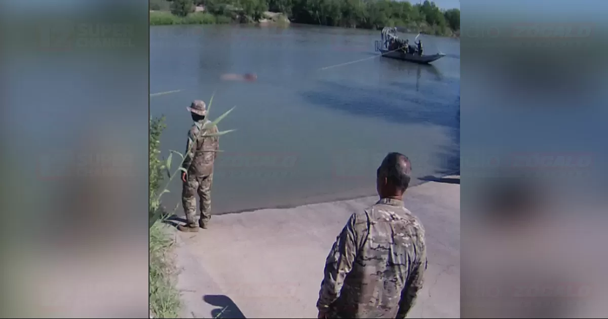 Muere migrante hondureño en el río Bravo