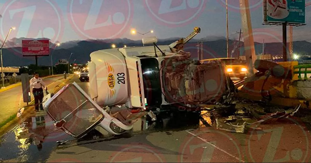 El despertar intentÃ³ esquivar el impacto, pero no pudo detener el tractocamiÃ³n.