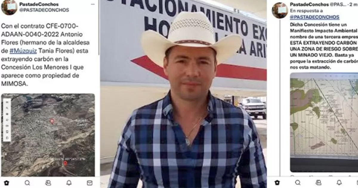 A dos semanas del accidente en el pozo de carbÃ³n â€œEl Pinabeteâ€, que mantiene atrapados a 10 mineros, el hermano de la alcaldesa de MÃºzquiz, Antonio Flores Guerra, iniciÃ³ labores de un tajo sobre un minado viejo en el mineral de PalaÃº, sin ninguna revisiÃ³n por parte de la Secretaria de Trabajo y PrevisiÃ³n Social.