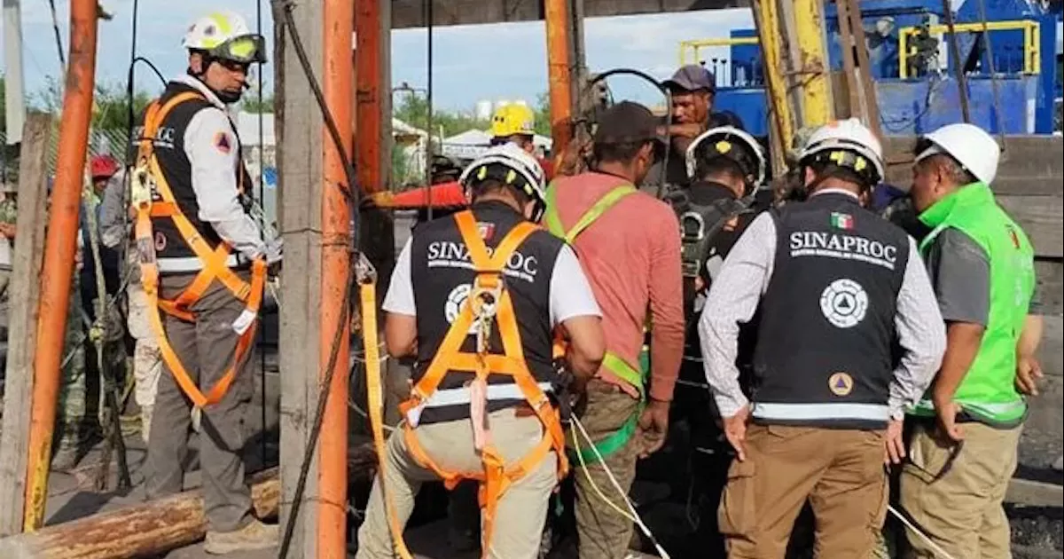 Niveles de agua en mina de Sabinas están disminuyendo: Protección Civil